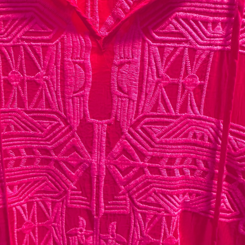 Gorgeous Johnny Was Hot Pink Tunic! - Picture 4 of 5